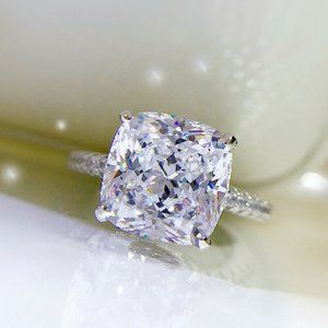 Silver White Sapphire Ring